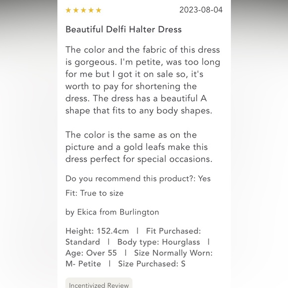 Anthropologie NWT DELFICOLLECTIVE RUFFLED HALTER DRESS Size S. - Picture 7 of 11